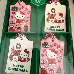Hello kitty christmas gift tags